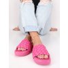 prepletane slapky na platforme cyklamenove SS126FUSH 4