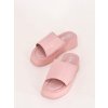 RUŽOVÉ ŠĽAPKY NA PLATFORME SS110PINK 7