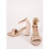 SANDÁLKY NA VYSOKOM PODPÄTKU BÉŽOVÉ SF26BEIGE 6