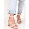 Bezove damske spolocenske sandale SF26BEIGE 5