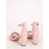 SANDÁLKY NA VYSOKOM PODPÄTKU RUŽOVÉ SF26PINK 8