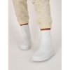 biele clenkove tenisky elasticke LA201WHITE 2