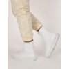 biele clenkove tenisky elasticke LA201WHITE 4