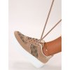 Hnede damske tenisky KLQS36CAMEL 13