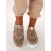 Hnede damske tenisky KLQS36CAMEL 11