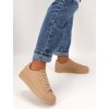 hnede damske tenisky superstar BL260 KHAKI 4