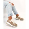 hnede damske tenisky BL251 KHAKI 1