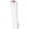 vysoke biele workery K263WHITE 7