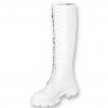 vysoke biele workery K263WHITE 4