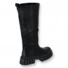 cierne vysoke cizmy RB130 BLACK 8