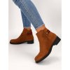 clenkove hnede damske cizmy DA19CAMEL 1