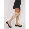KOŽENKOVÉ ČIŽMY NA PLATFORME BÉŽOVÉ YES2088BEIGE 3