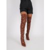 LAKOVANÉ ČIŽMY NA PODPÄTKU HNEDÉ YES8022CAMEL 2