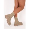 PONOŽKOVÉ KHAKI ČIŽMY NS269KHAKI 3