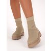 PONOŽKOVÉ KHAKI ČIŽMY NS269KHAKI 5