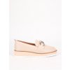 bezove damske mokasiny na platforme HXL10BEIGE 8