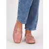 kozenkove damske mokasiny ruzove hxl05pink 4