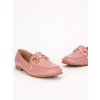kozenkove damske mokasiny ruzove hxl05pink 5