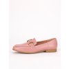 kozenkove damske mokasiny ruzove hxl05pink 6