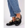 lakovane cierne damske mokasiny HXL06BLACK 4