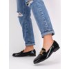 lakovane cierne damske mokasiny HXL06BLACK 5
