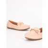 bezove mokasiny so zlatou ozdobnou prackou SBHX67BEIGE 7