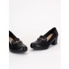 cierne topanky na hrubom opatku YEHJ131BLACK 2