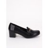 cierne topanky na hrubom opatku YEHJ131BLACK 1