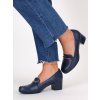 modre topanky na hrubom opatku YEHJ131BLUE 5