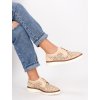 bezove kozenkove poltopanky YEHJ128BEIGE 1