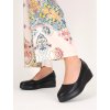 cierne balerinky na platforme XAJ 1BLACK 1