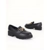 mokasiny na platforme damske YDF25 BLACK 1