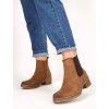 hnede clenkove cizmy KE206 KHAKI 2