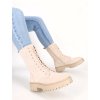 Bezove workery s hrubou podrazkou HBL69BEIGE 1