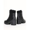 Cierne clenkove cizmy s hrubym podpatkom HBL81black 2