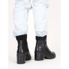 Cierne clenkove cizmy s hrubym podpatkom HBL81black 4