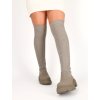 army zelene ponozkove cizmy nad koleno t2237khaki 2