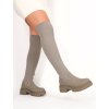 army zelene ponozkove cizmy nad koleno t2237khaki 4