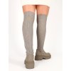 army zelene ponozkove cizmy nad koleno t2237khaki 5