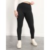 cierne stahovacie leginy s vysokym pasom 517black 1