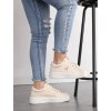 bezove damske tenisky na platforme WW86beige 5