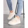 bezove damske tenisky na platforme WW86beige 6