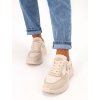 bezove tenisky na platforme BL237 BEIGE 6