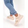 bezove tenisky na platforme BL237 BEIGE 2