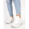 biele damske tenisky na platforme EL002WHITE 2