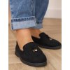 semisove cierne mokasiny nizke Q0 1631black 2