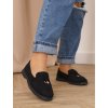 semisove cierne mokasiny nizke Q0 1631black 1