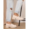 lakovane bezove mokasiny na platforme XO 1664 beige 4