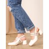 biele lodicky s otvorenou patou Y0 1785 white 4