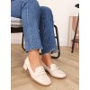 bezove damske mokasiny Y0 1555 beige 1